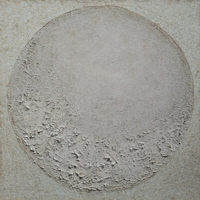 Anna-Stawowczyk-DOTYK-MATERII-I- olej-i-piasek-na-płótnie-50x50cm-2025 ⫸DOSTĘPNY